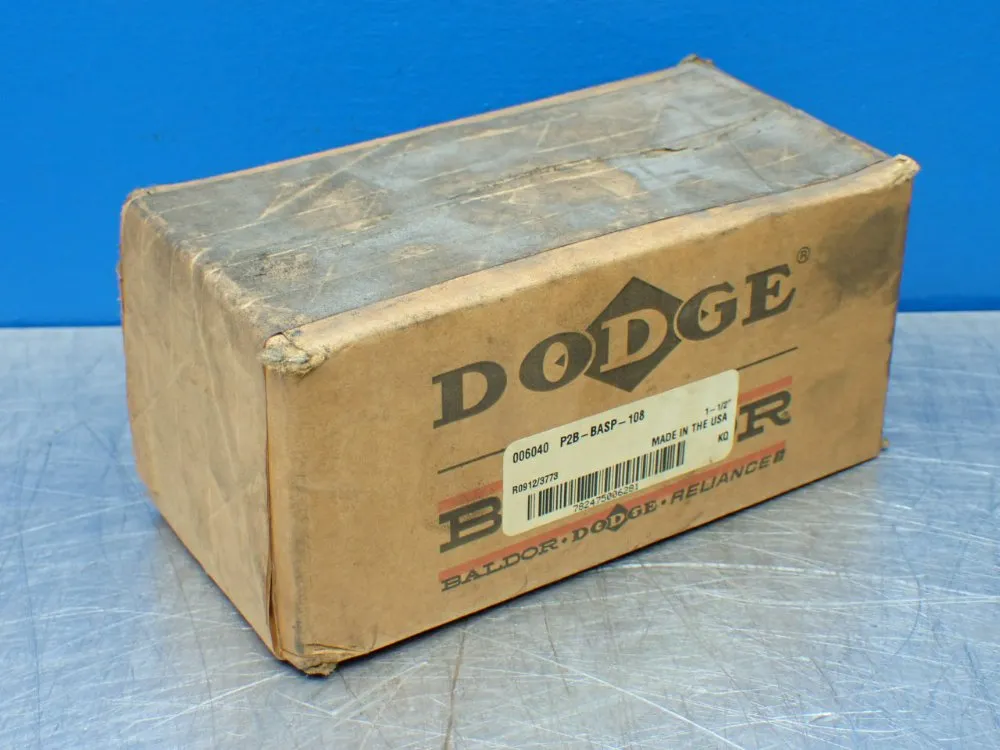 Dodge 1-1/2 In Bore, 2-bolt Base Mount Pillow Block Plain Sleeve Bearing - P2b-basp-108