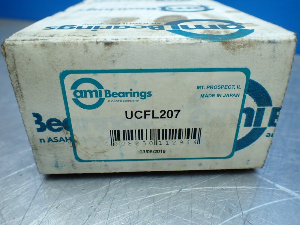 Ami Bearings 35 Mm Bore, 2-bolt Flange Two-bolt Flange Mount Ball Bearing Unit. - Ucfl207