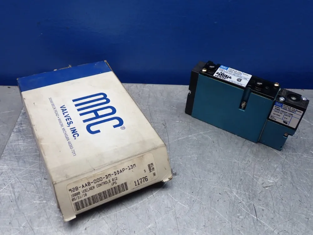 Mac 92 Series Solenoid Valve - 92b-aab-000-dm-ddap-1dm