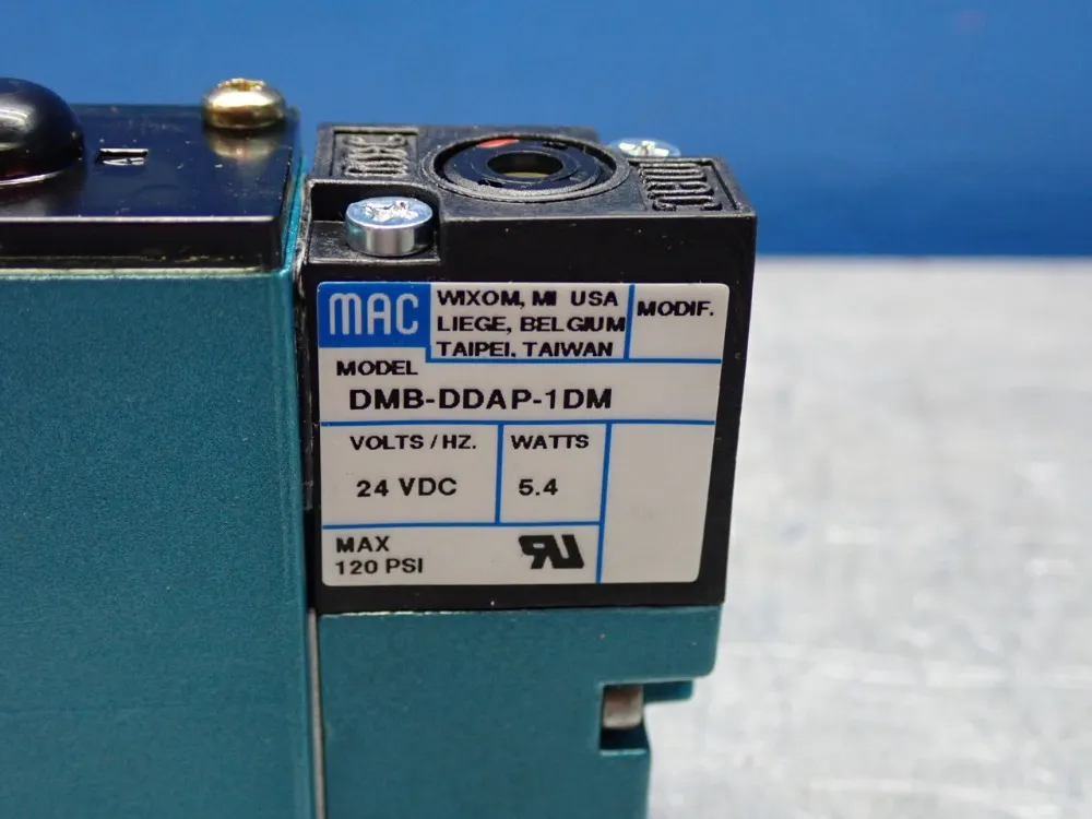 Mac 92 Series Solenoid Valve - 92b-aab-000-dm-ddap-1dm