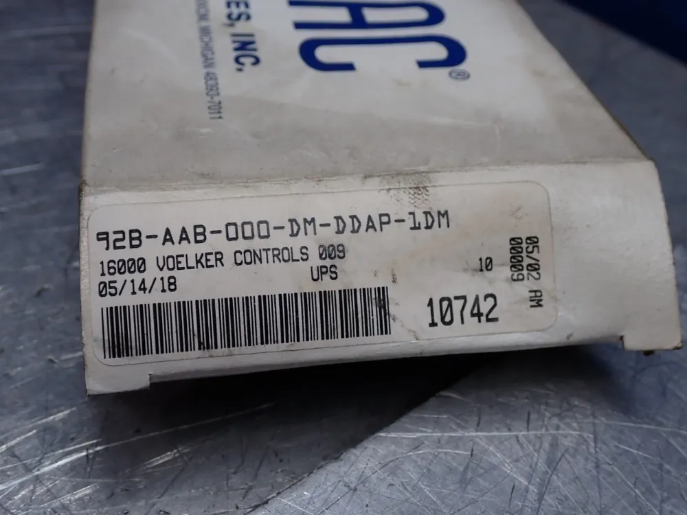 Mac 92 Series Solenoid Valve - 92b-aab-000-dm-ddap-1dm