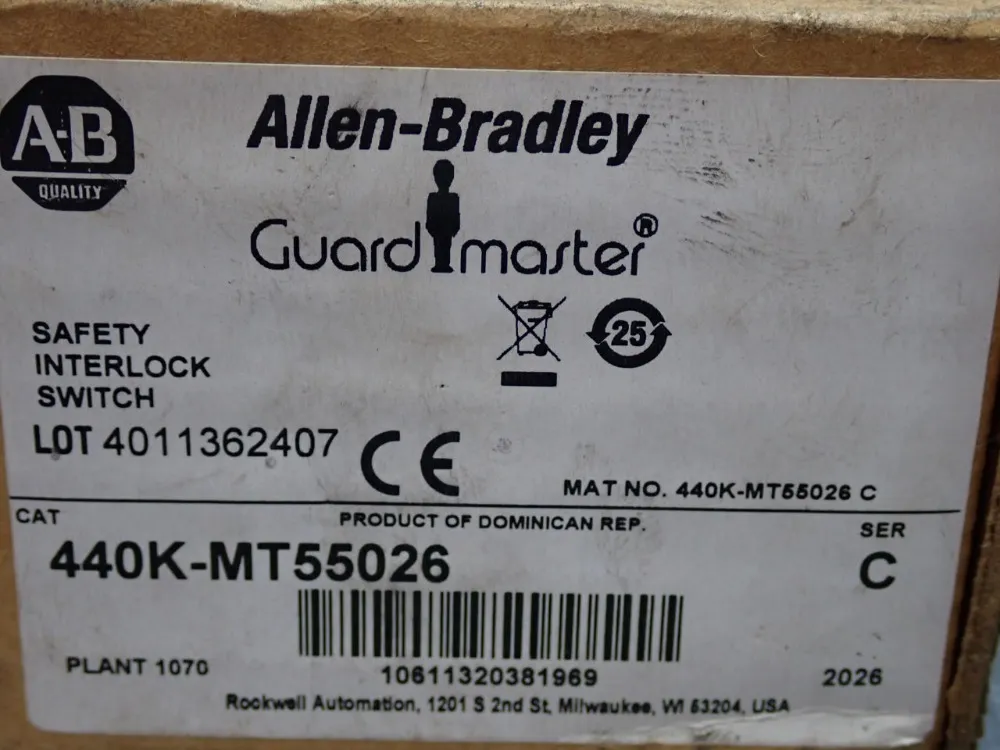 Allen Bradley Tongue Interlock - 440k-mt55026