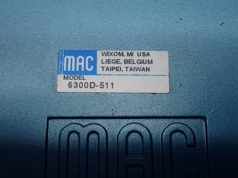 Mac Control Valve - 6300d-511