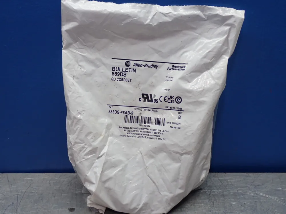 Allen Bradley Dc Micro Cable - 889ds-f8ab-5