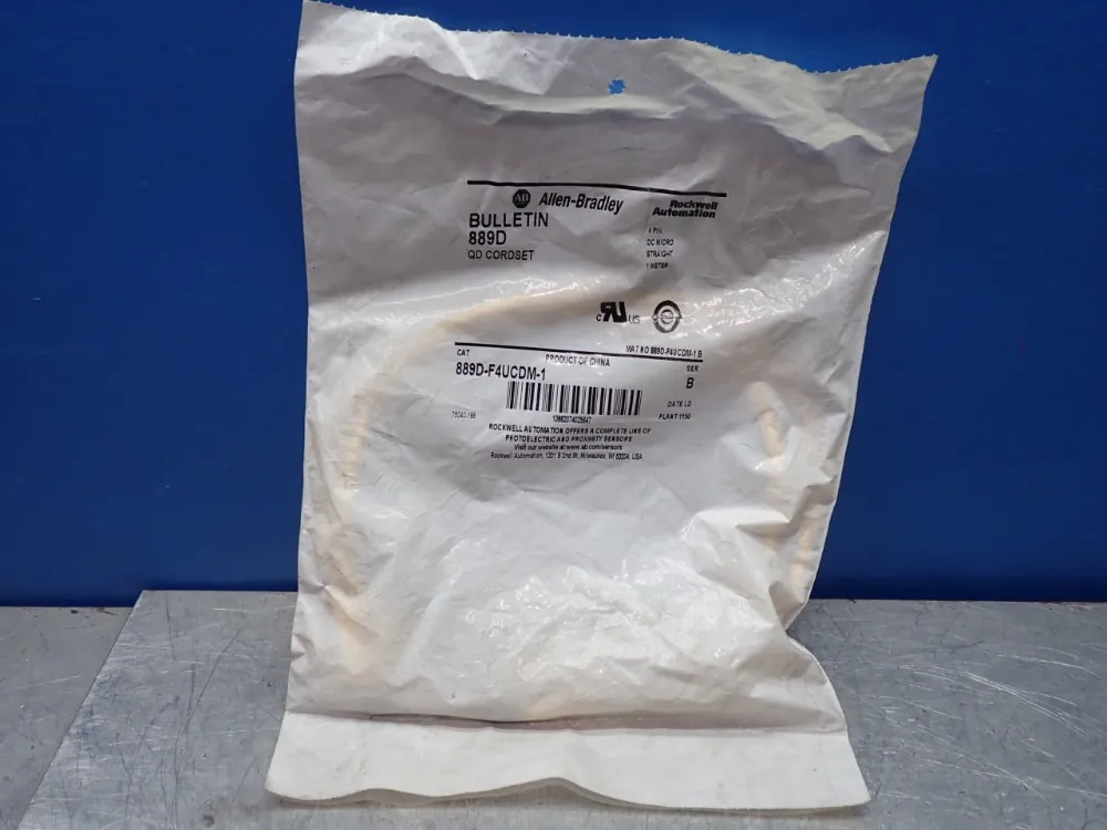 Allen Bradley Qd Patch Cord - 889d-f4ucdm-1
