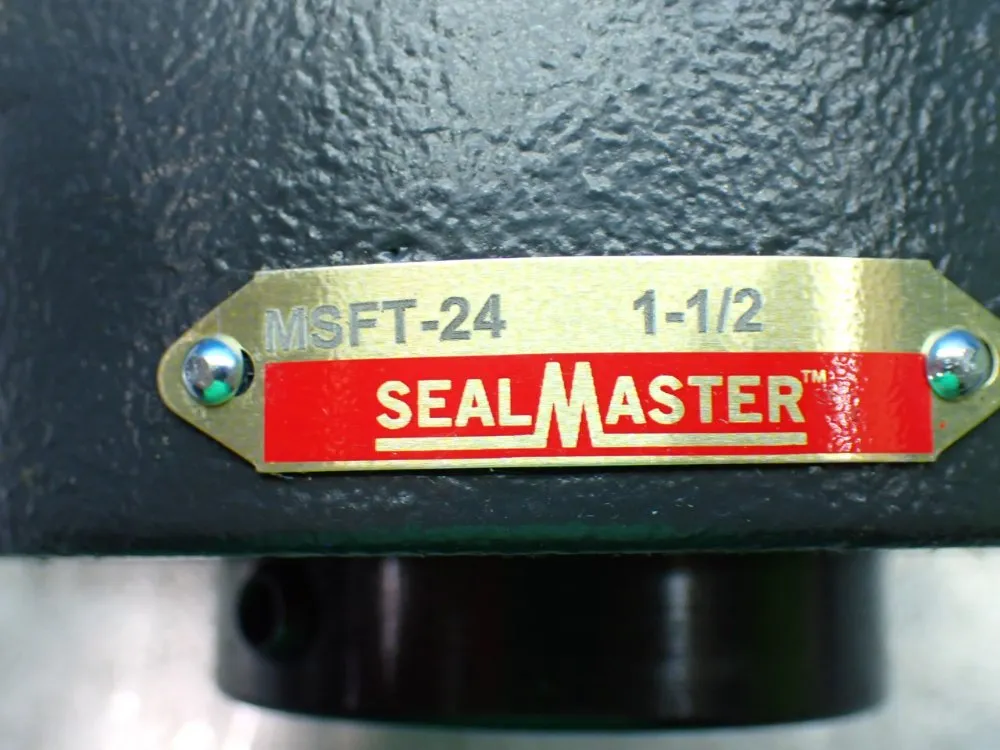 Sealmaster 1-1/2 In Bore, 2-bolt Flange Two-bolt Flange Ball Bearing Unit - Msft-24
