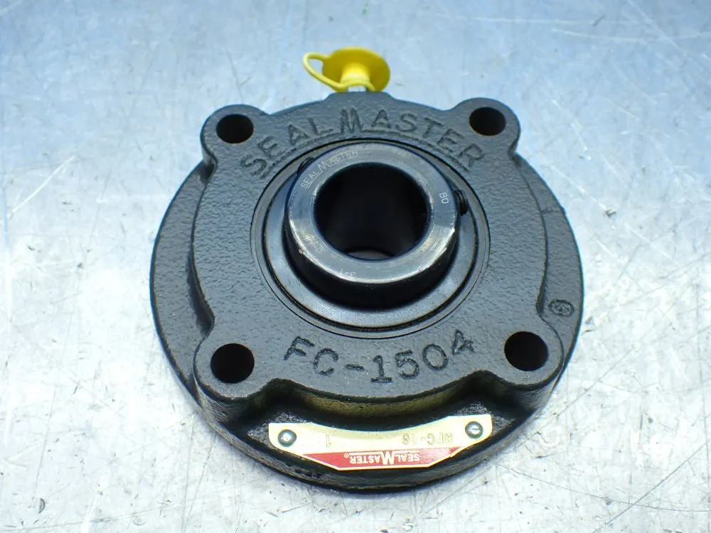 Sealmaster 1 In Bore, 4-bolt Piloted Flange Four-bolt Piloted Flange Ball Bearing Unit - Mfc-16