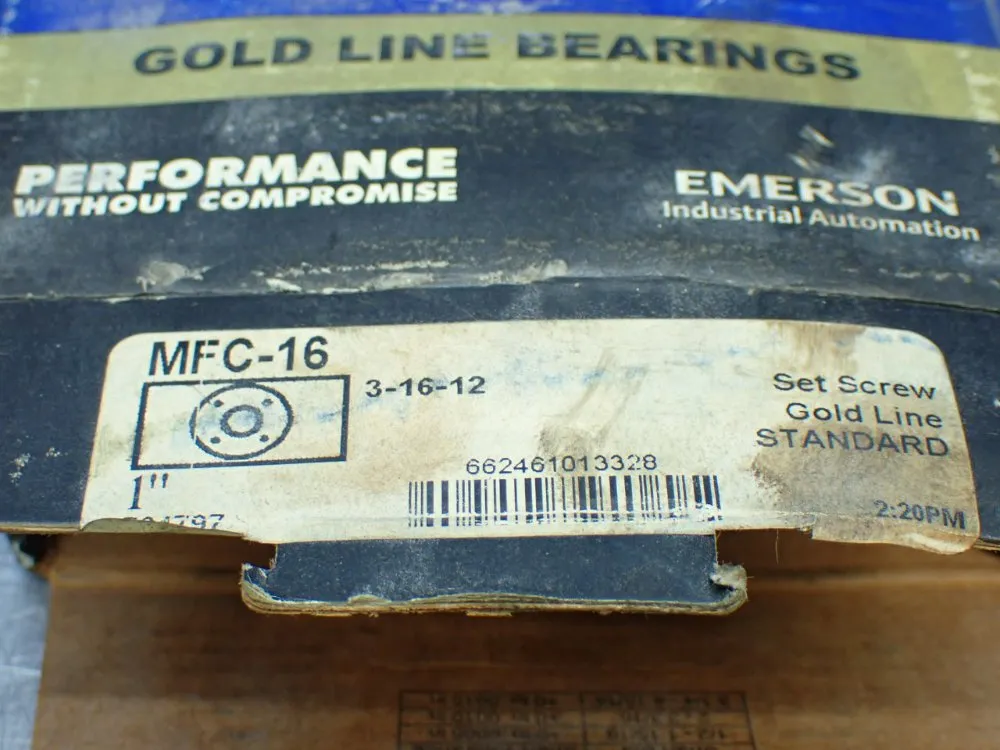 Sealmaster 1 In Bore, 4-bolt Piloted Flange Four-bolt Piloted Flange Ball Bearing Unit - Mfc-16