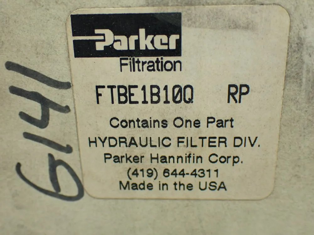 Parker Hydraulic Filter - Ftbe1b10q