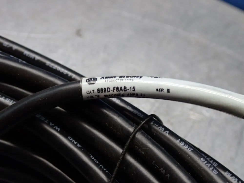 Allen Bradley Cordset - 889d-f8ab-15