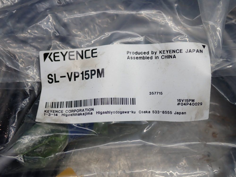 Keyence Main Unit Connection Cable - Sl-vp15pm