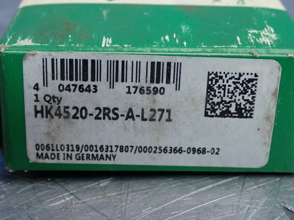 Schaeffler Group Ina Lot Of 9 Drawn Cup Needle Roller Bearing - Hk4520-2rs-a-l271