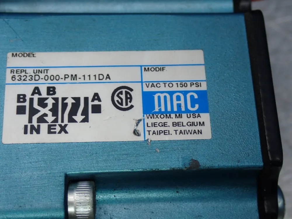 Mac Control Valve - 6300d-511