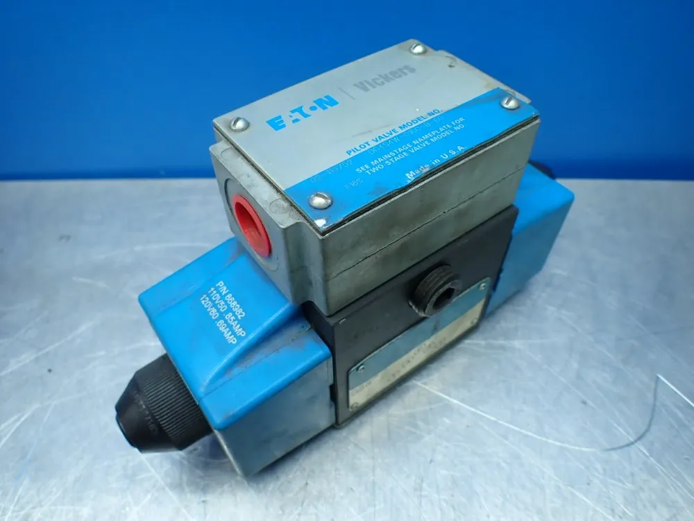 Eaton Vickers Hydraulic Directional Control Valve Solenoid Actuation - Dg4s4w-016c-b-60