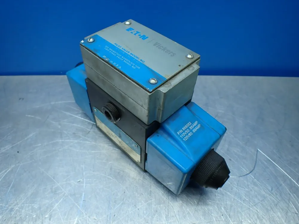 Eaton Vickers Hydraulic Directional Control Valve Solenoid Actuation - Dg4s4w-016c-b-60
