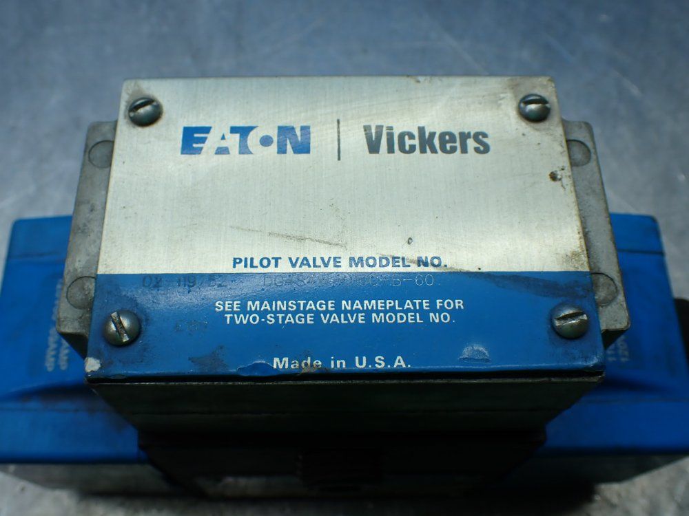 Eaton Vickers Hydraulic Directional Control Valve Solenoid Actuation - Dg4s4w-016c-b-60