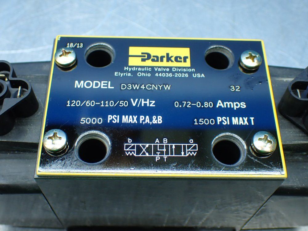 Parker Hydraulic Directional Control Valve - D3w4cnyw