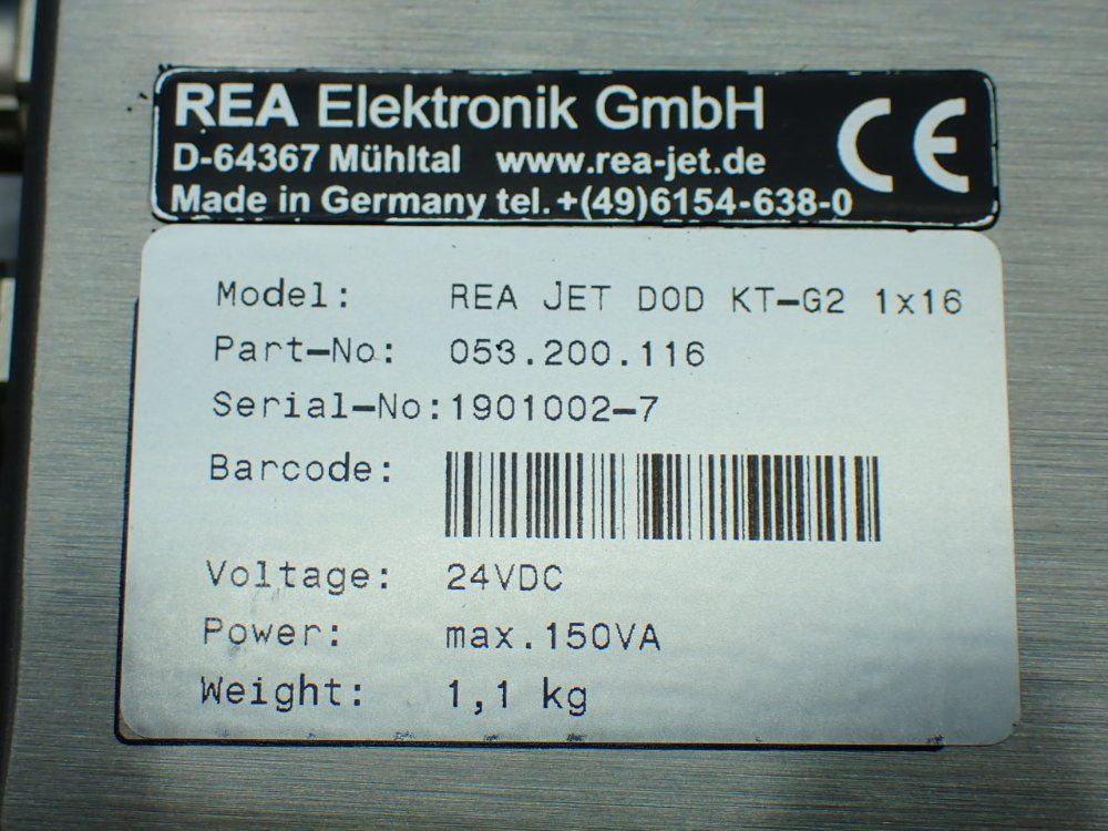 Rea Elektronik Print Head Controller Unit - Rea Jet D0d Kt-g2