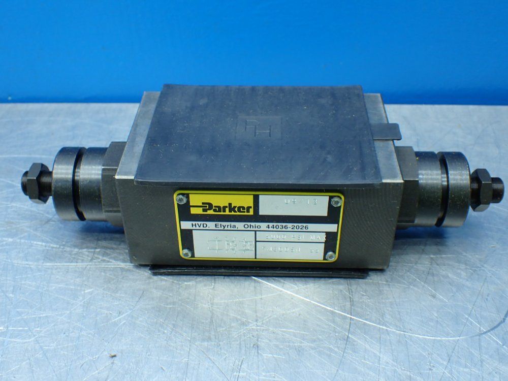 Parker Hydraulic Sandwich Throttle Check Valve. - Fm3ddsn