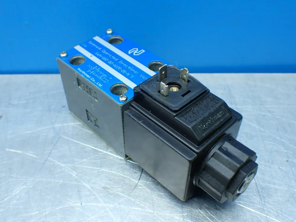 Northman Solenoid Operated Hydraulic Directional Valve - Swh-g02-b2-a120-20-n
