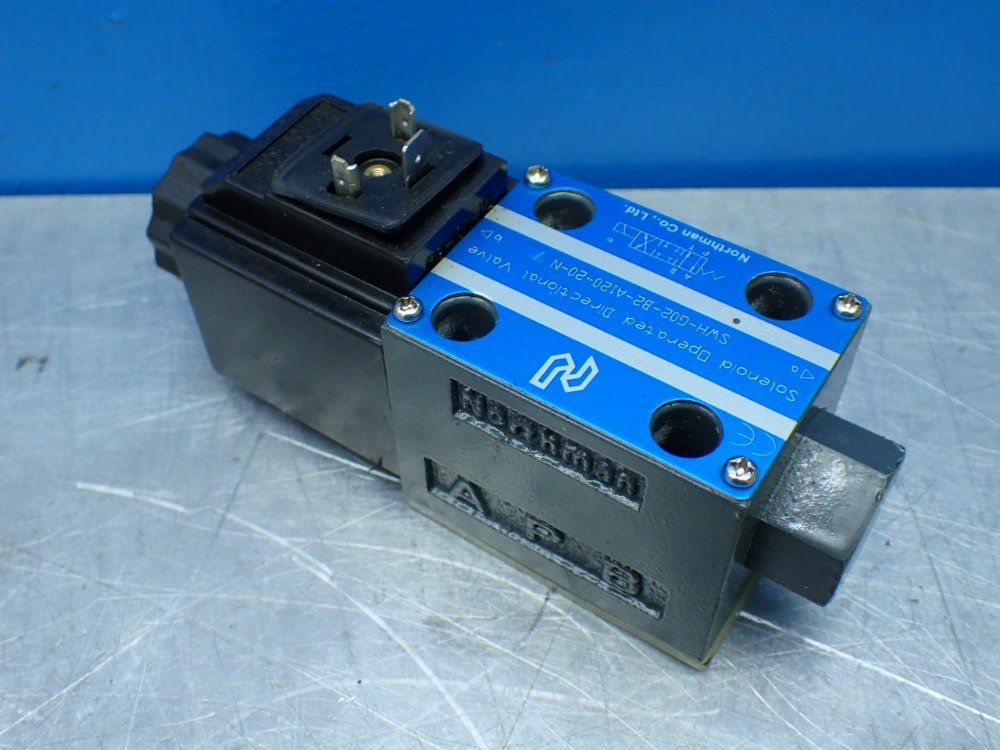 Northman Solenoid Operated Hydraulic Directional Valve - Swh-g02-b2-a120-20-n