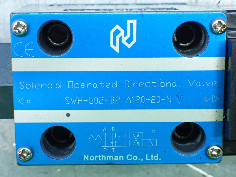 Northman Solenoid Operated Hydraulic Directional Valve - Swh-g02-b2-a120-20-n