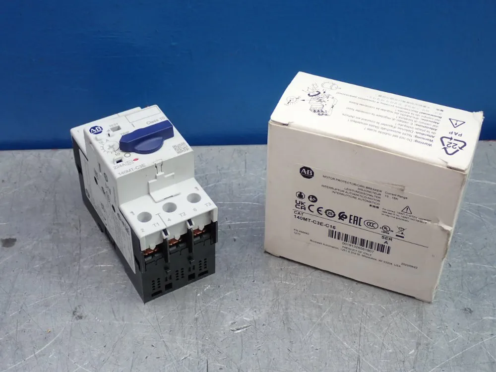 Allen Bradley Motor Protection Circuit Breaker - 140mt-c3e-c16