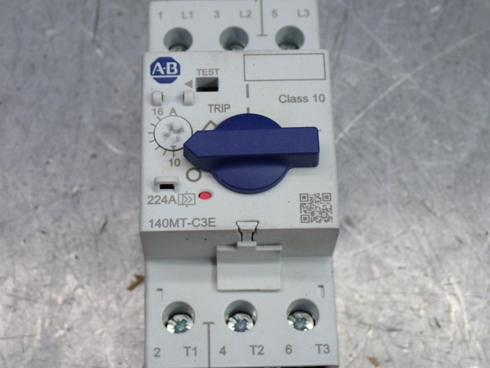 Allen Bradley Motor Protection Circuit Breaker - 140mt-c3e-c16