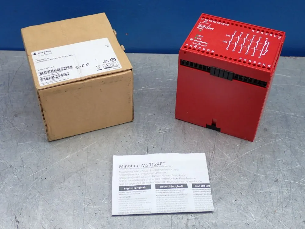 Allen Bradley Monitoring Safety Relay Module - 440r-g23110