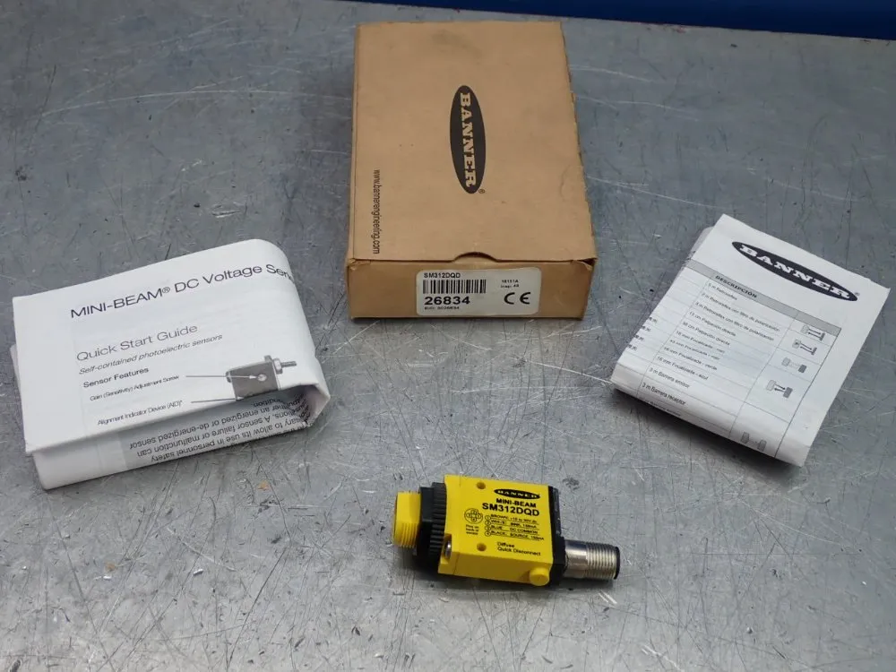 Banner Photoelectric Sensor - Sm312dqd