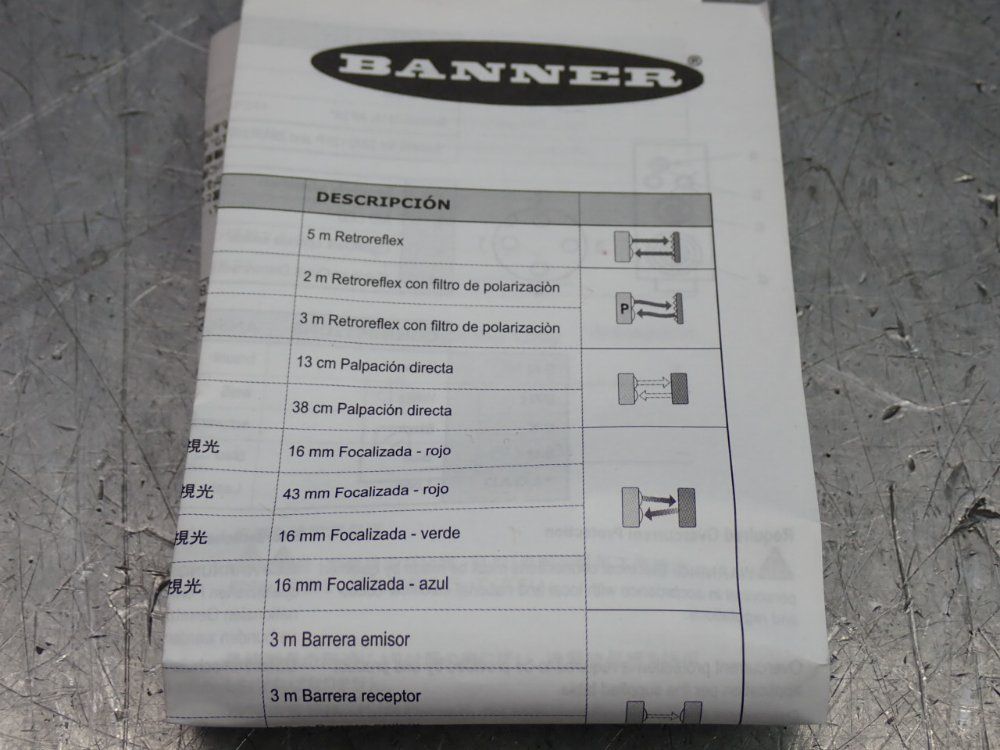 Banner Photoelectric Sensor - Sm312dqd