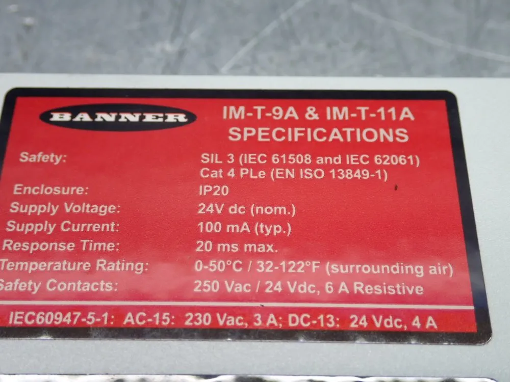 Banner Relay Module For Safety Light - Im-t-9a