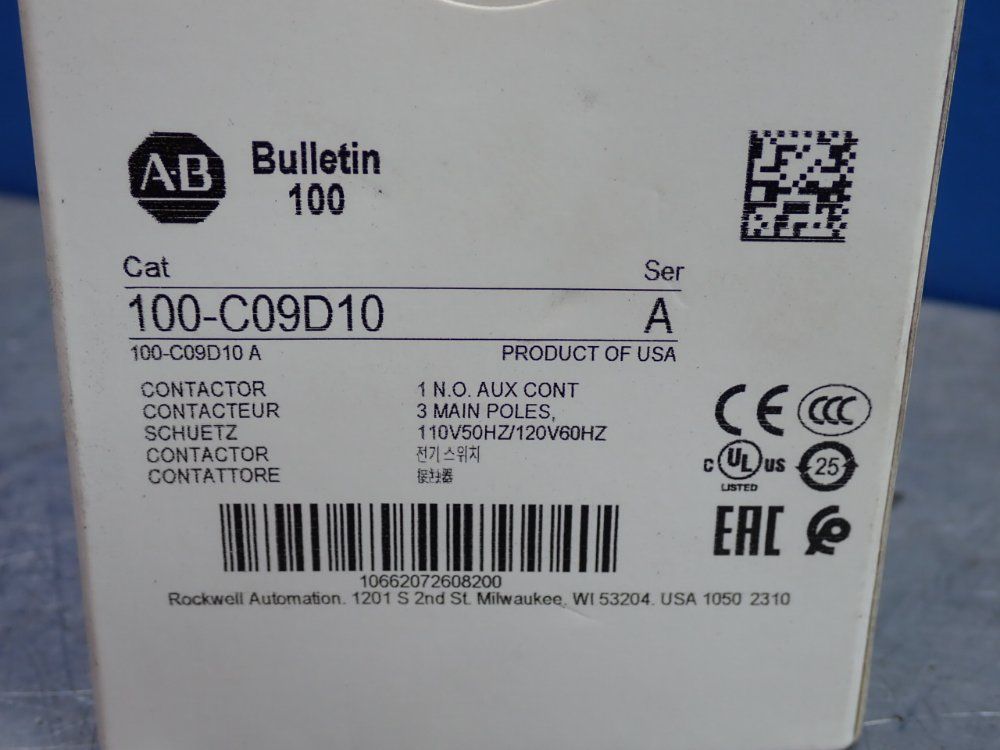 Allen Bradley Contactor - 100-c09d10