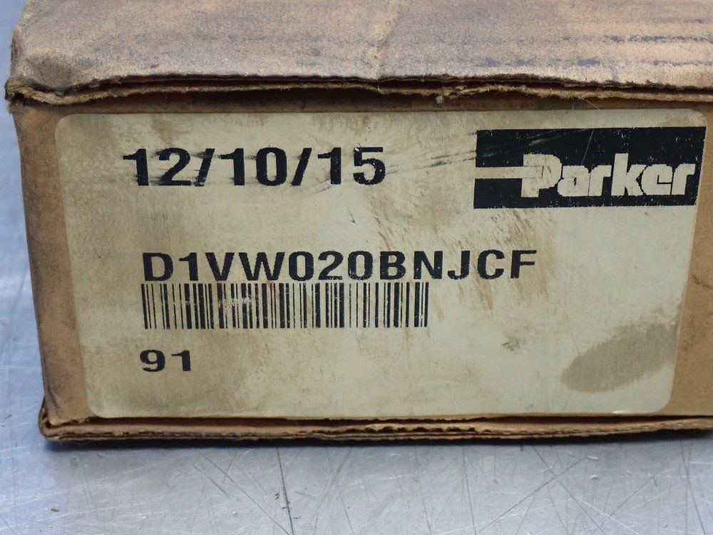 Parker Hydraulic Directional Control Valve - D1vw020bnjcf