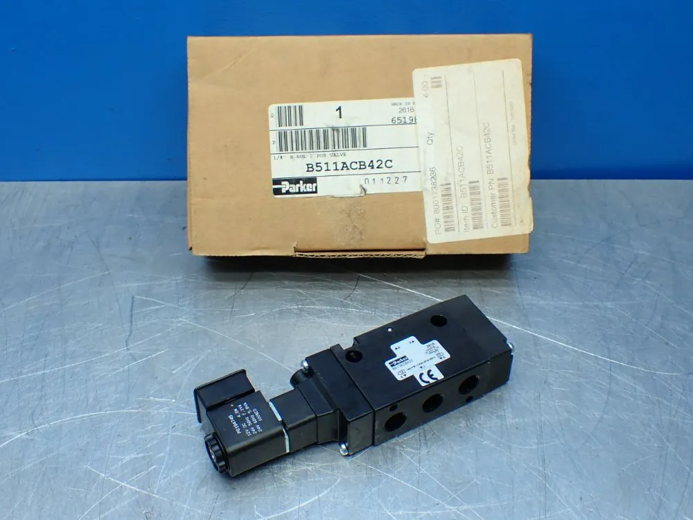 Parker 1/4" 2 Position Pneumatic Solenoid Valve - B511acb42c