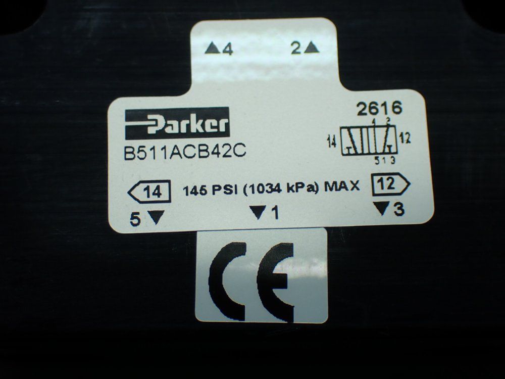 Parker 1/4" 2 Position Pneumatic Solenoid Valve - B511acb42c