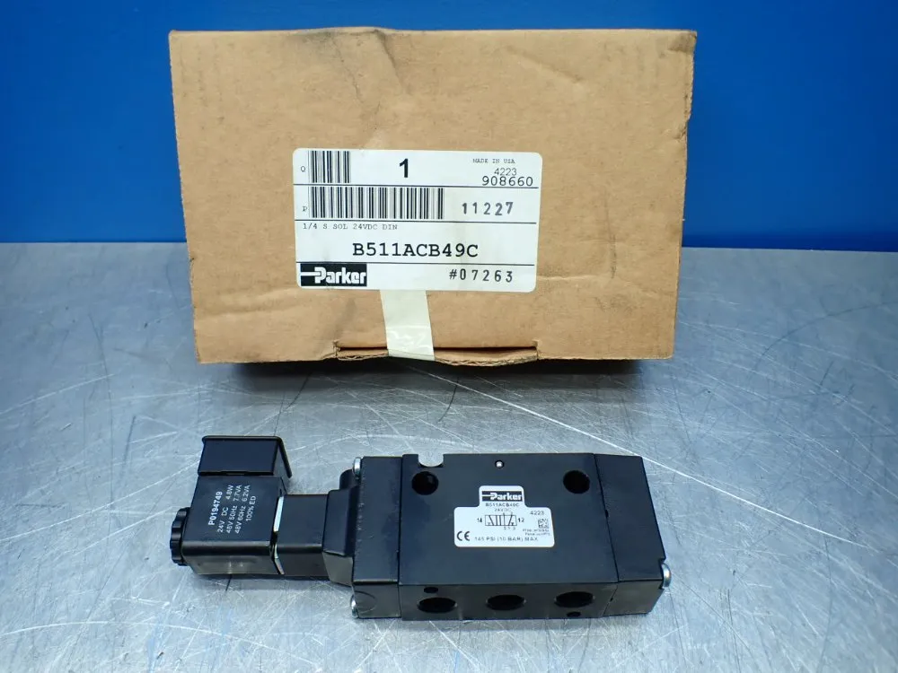 Parker 1/4" Pneumatic Solenoid Valve - B511acb49c