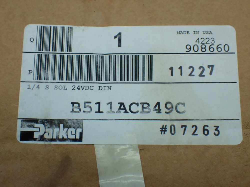 Parker 1/4" Pneumatic Solenoid Valve - B511acb49c