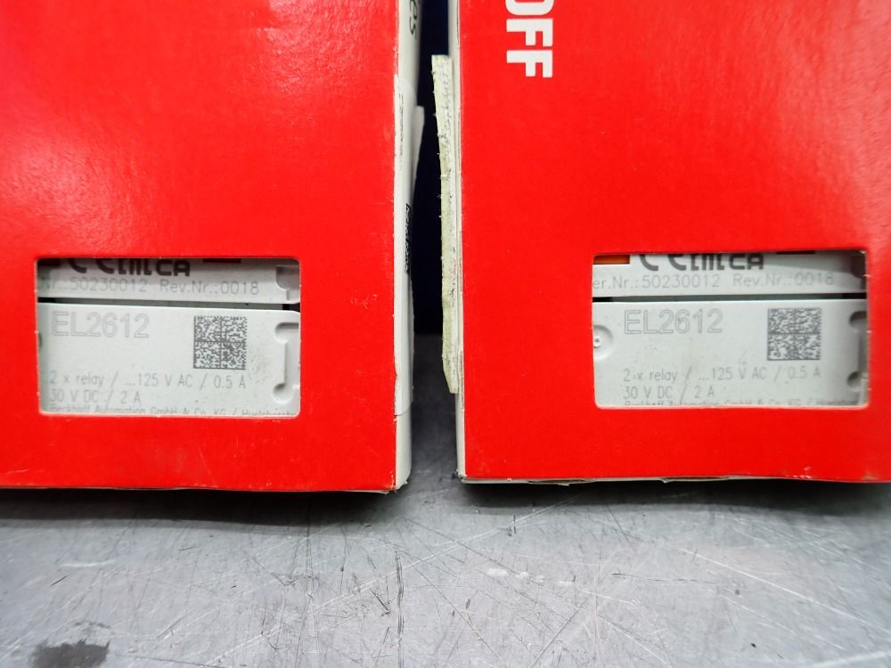 Beckoff Relay Output Terminal, Qty: 2 - El2612