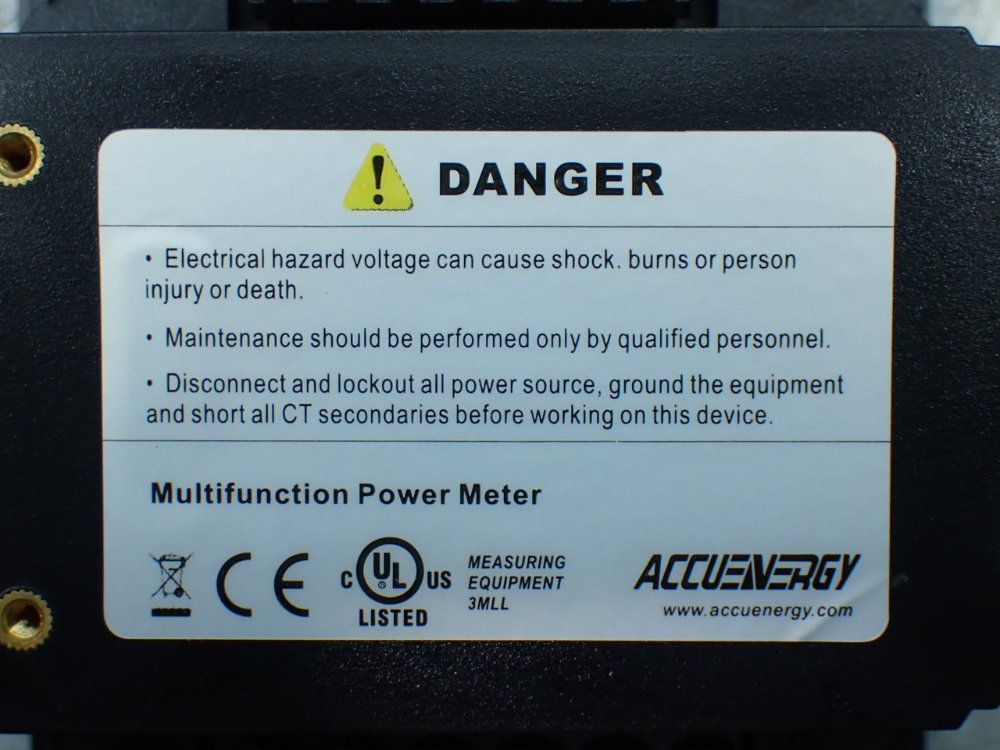 Accuenergy Multifunction Power Meter With Integrated Lcd Display - Acuvim-al-d-5a-p1