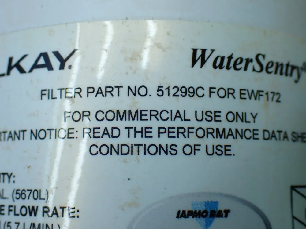 Elkay Watersentry Lead Microplastics Replacement Filter - 51299c