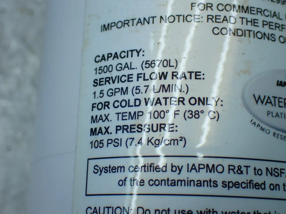 Elkay Watersentry Lead Microplastics Replacement Filter - 51299c