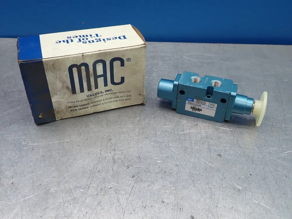 Mac Valves Inc Solenoid Valve, 1800 Series - 180003-112-0039