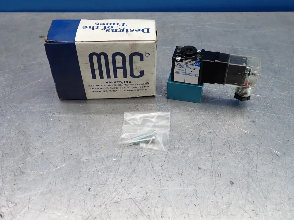 Mac Valves Inc 6 W Pilot Valve - Pid-501jd