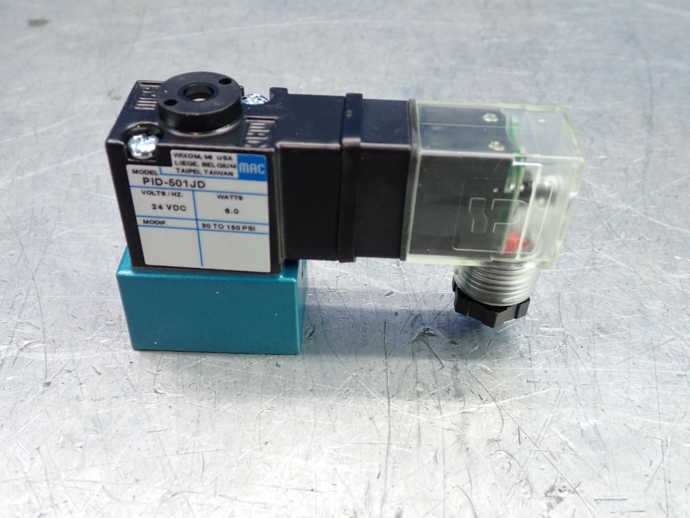 Mac Valves Inc 6 W Pilot Valve - Pid-501jd