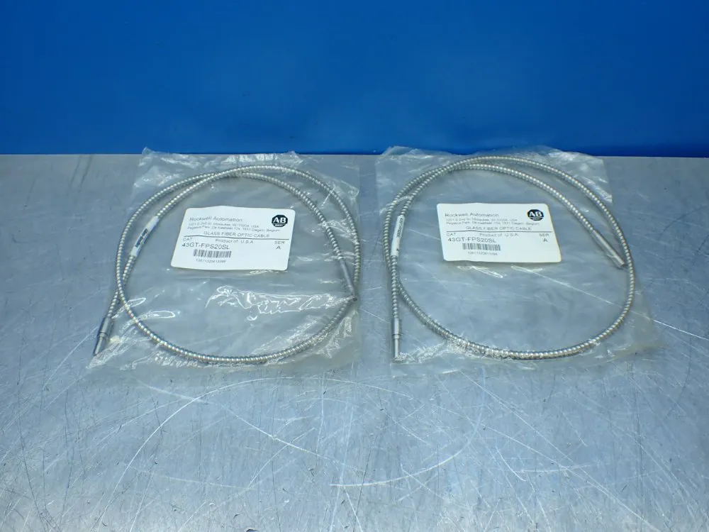 Allen-bradley 2 Transmitted Beam Glass Fiber Optic Cables - 43gt-fps20sl