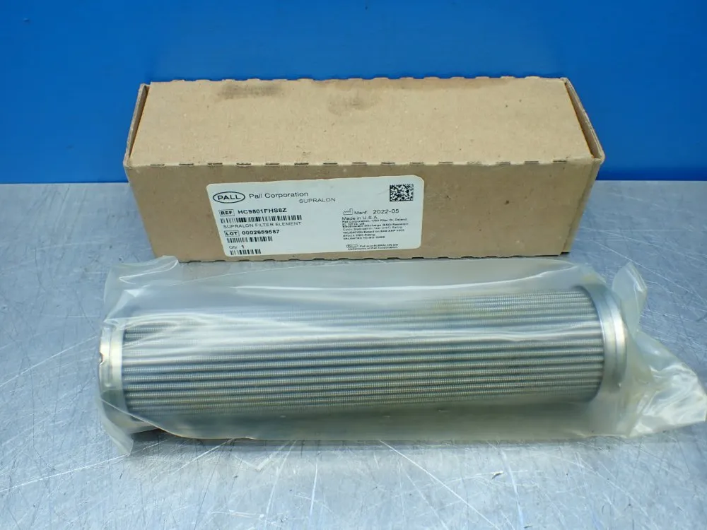 Pall Corporation 12 Micron Supralon Glassfiber Hydraulic Filter - Hc9801fhs8z