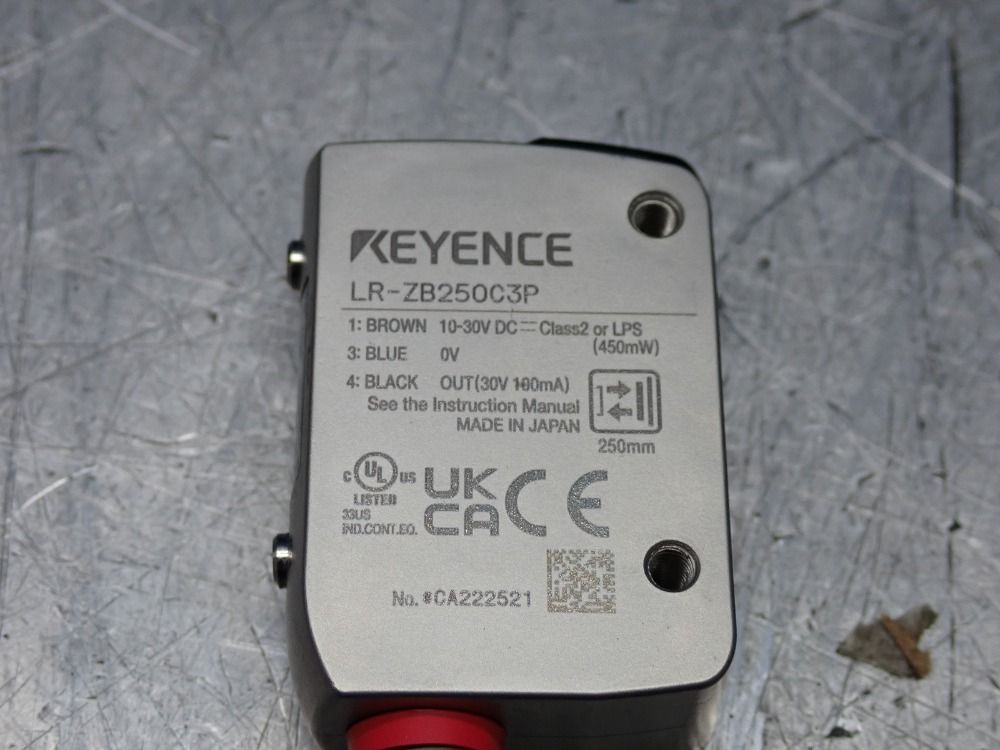 Keyence Photoelectric Sensor - Lr-zb250c3p