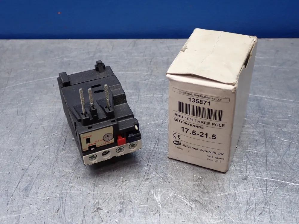 Aci Advanced Controls Inc 15 Hp Relay/thermal Overload - 135871