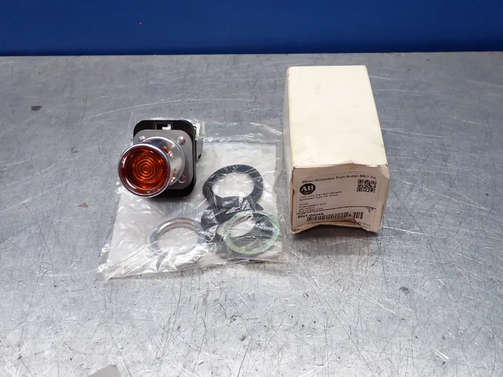 Allen-bradley Push Button, Amber - 800t-qa24a